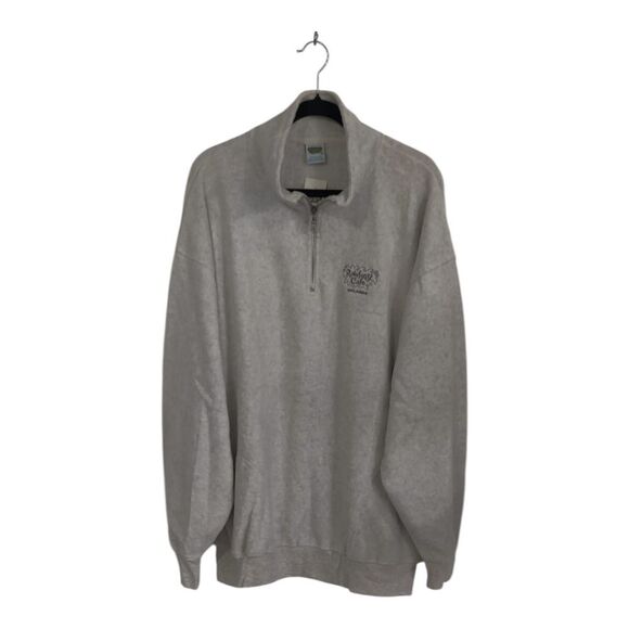 VTG NWT RAINFOREST Men's GRAY Zip-Up Sweater XXL - Picture 2 of 9